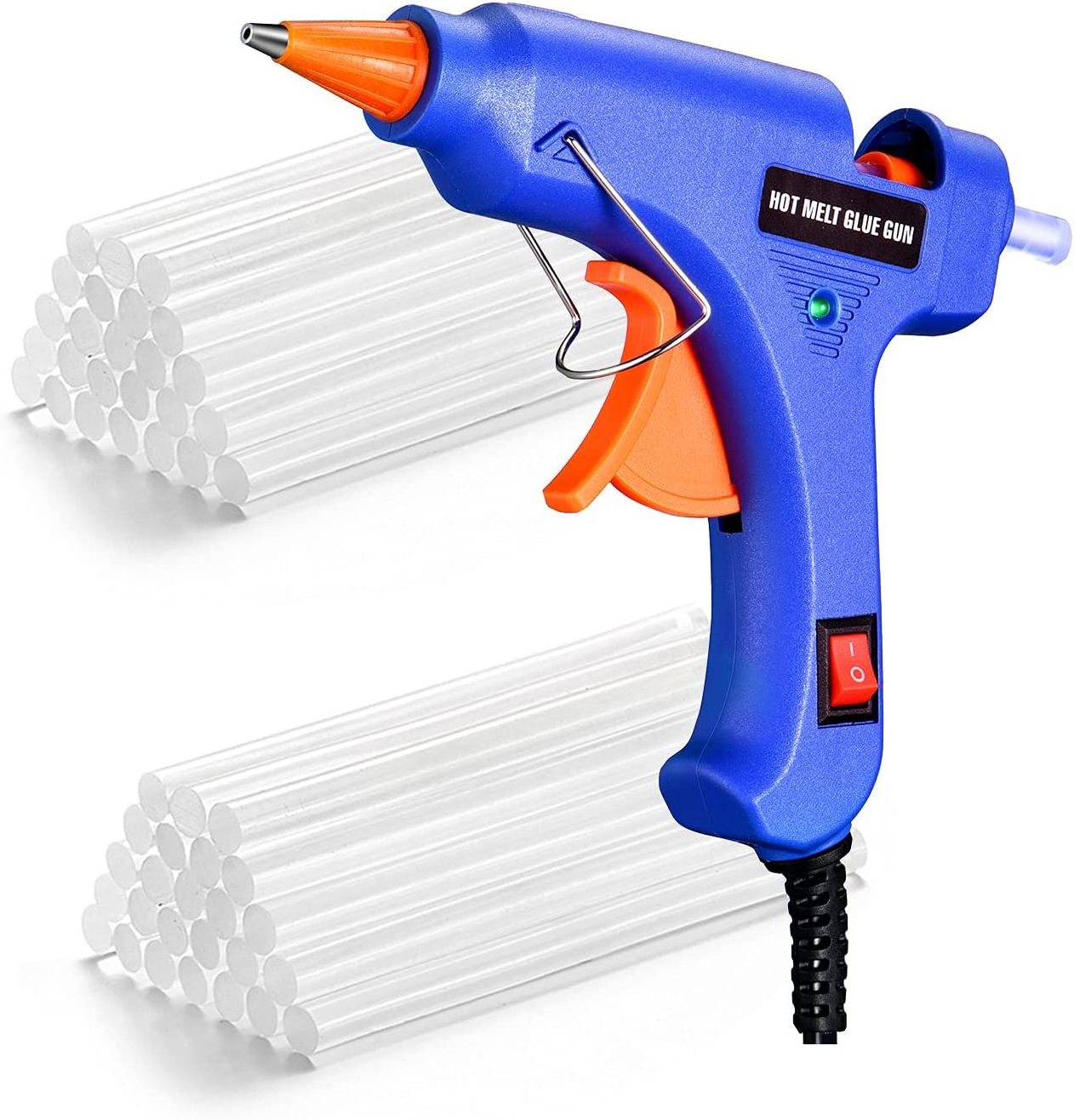 Wholesale Craft Glue Gun Hot Melting Mini 20w With Glue Stick For Diy Projects