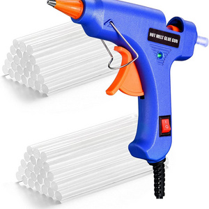 Wholesale Craft Glue Gun Hot Melting Mini 20w With Glue Stick For Diy Projects