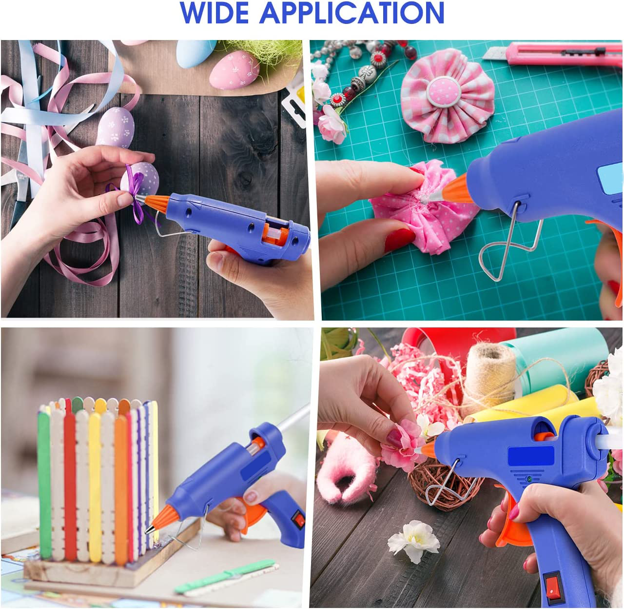 Wholesale Craft Glue Gun Hot Melting Mini 20w With Glue Stick For Diy Projects