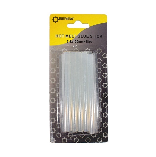 Transparent EVA silicon hot melt glue stick