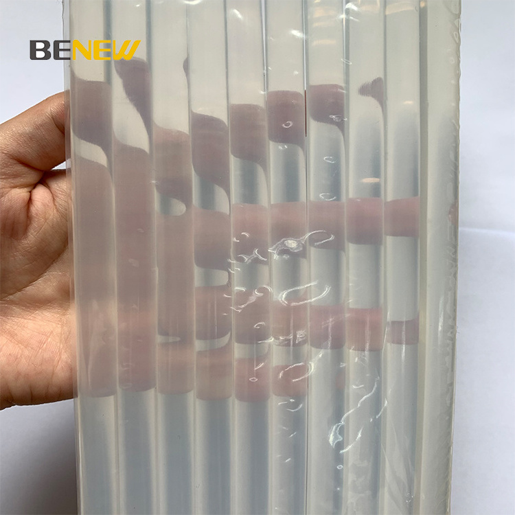 BENEW 7mm 11mm fully transparent hot melt glue sticks for glue gun used foe hand craft and leather