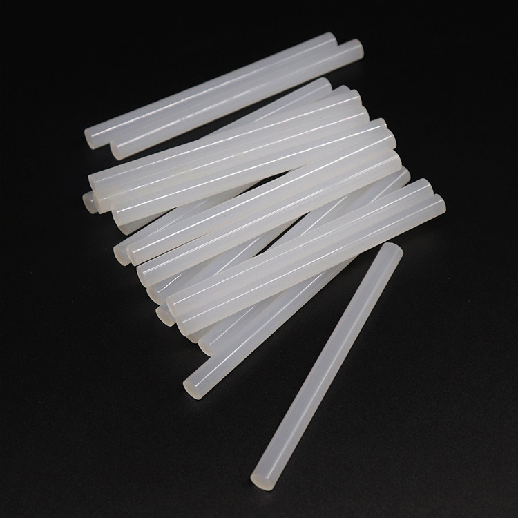 Factory Good Quality Transparent 7mm/11mm Silicone Hot Melt Glue Sticks For Electric Glue Gun