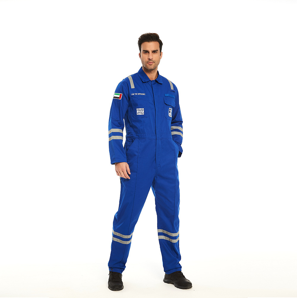 Safety Work Clothing Fr Coverall Welding Flame Resistant Coverall with Fire Retardant Reflective Tape