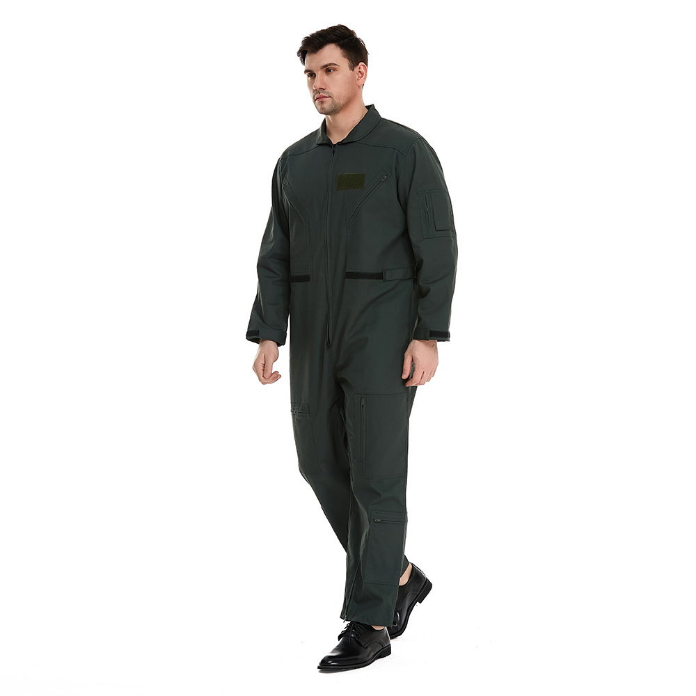 ZHENGXING Custom Industrial Mechanic Work Safety Fr Jumpsuit Men Flame Resistant Coverall Adjustable