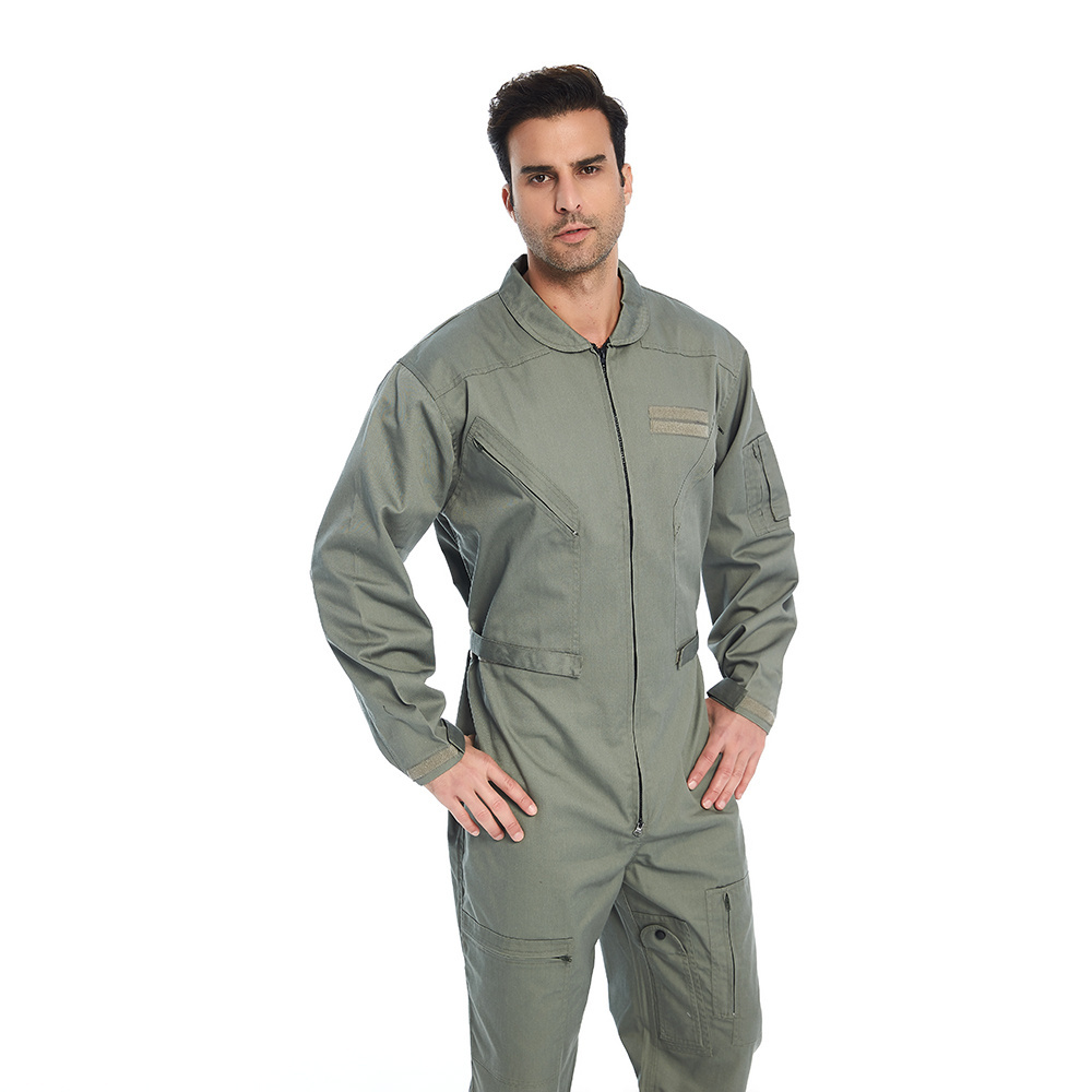 Premium Flame Resistant Safety Clothing 100% Cotton Nomex Coverall Fire Retardant Fr Work Coveralls