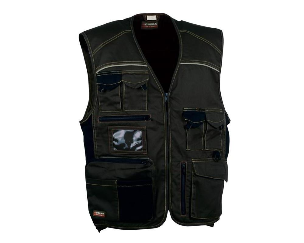 Utility Khaki Multi Pocket Vest Men Outdoor Fishing Hunting Travel Work Uniform Vest