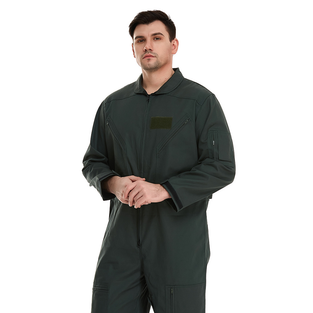 ZHENGXING Custom Industrial Mechanic Work Safety Fr Jumpsuit Men Flame Resistant Coverall Adjustable