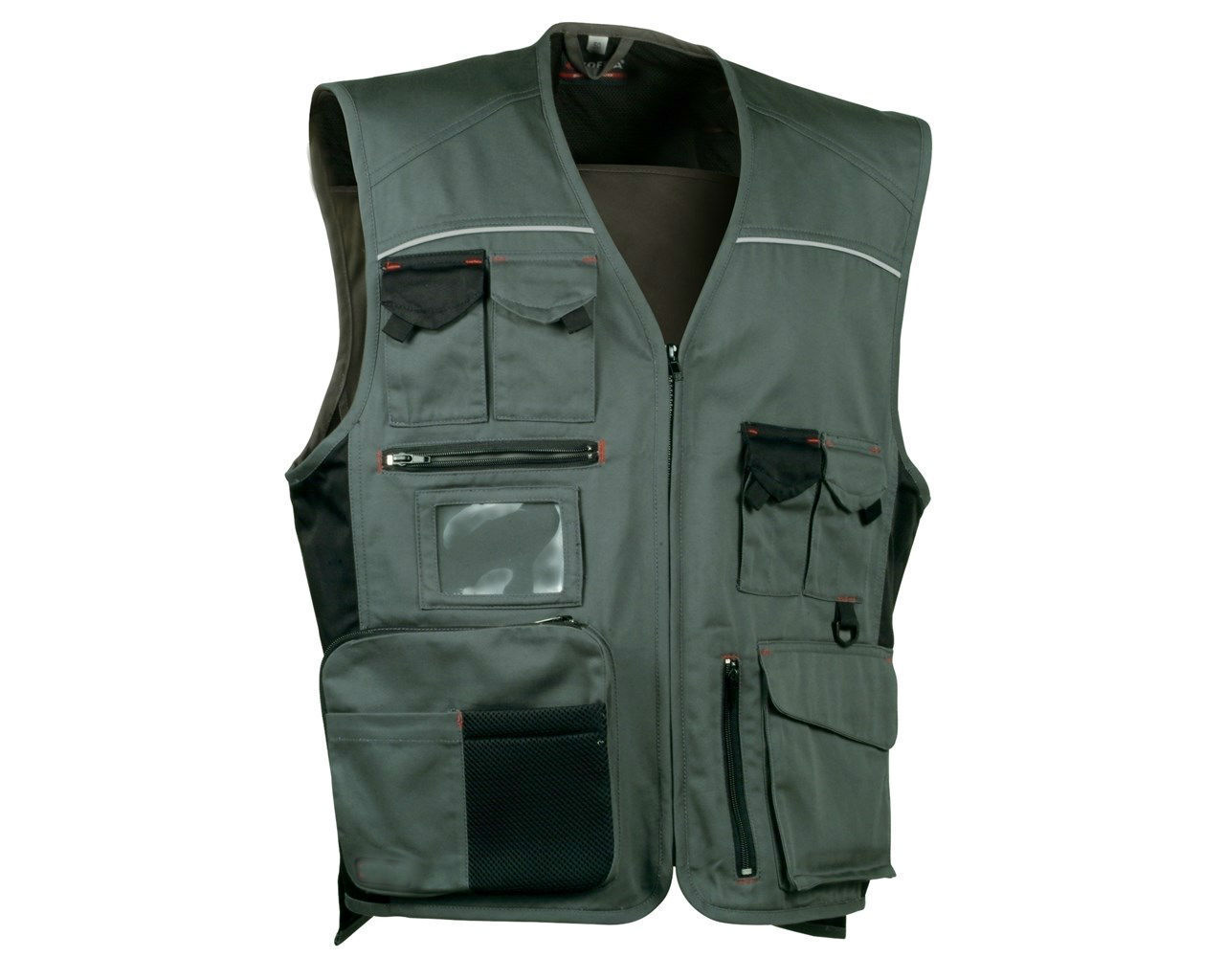 Utility Khaki Multi Pocket Vest Men Outdoor Fishing Hunting Travel Work Uniform Vest