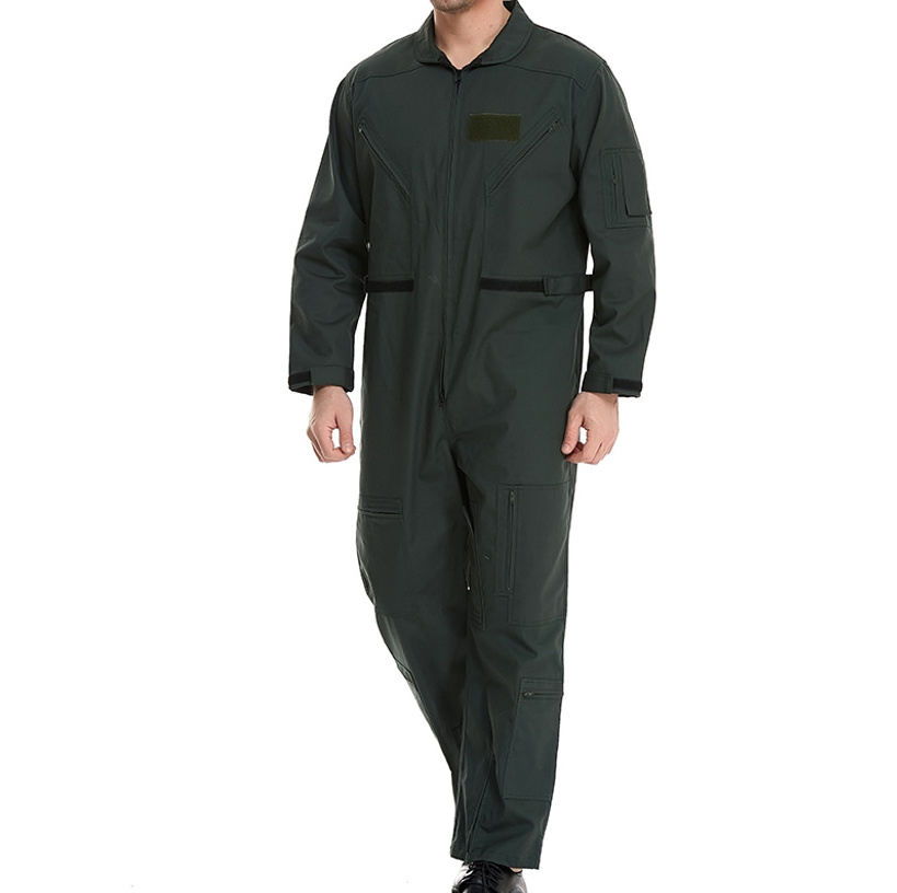 ZHENGXING Custom Industrial Mechanic Work Safety Fr Jumpsuit Men Flame Resistant Coverall Adjustable