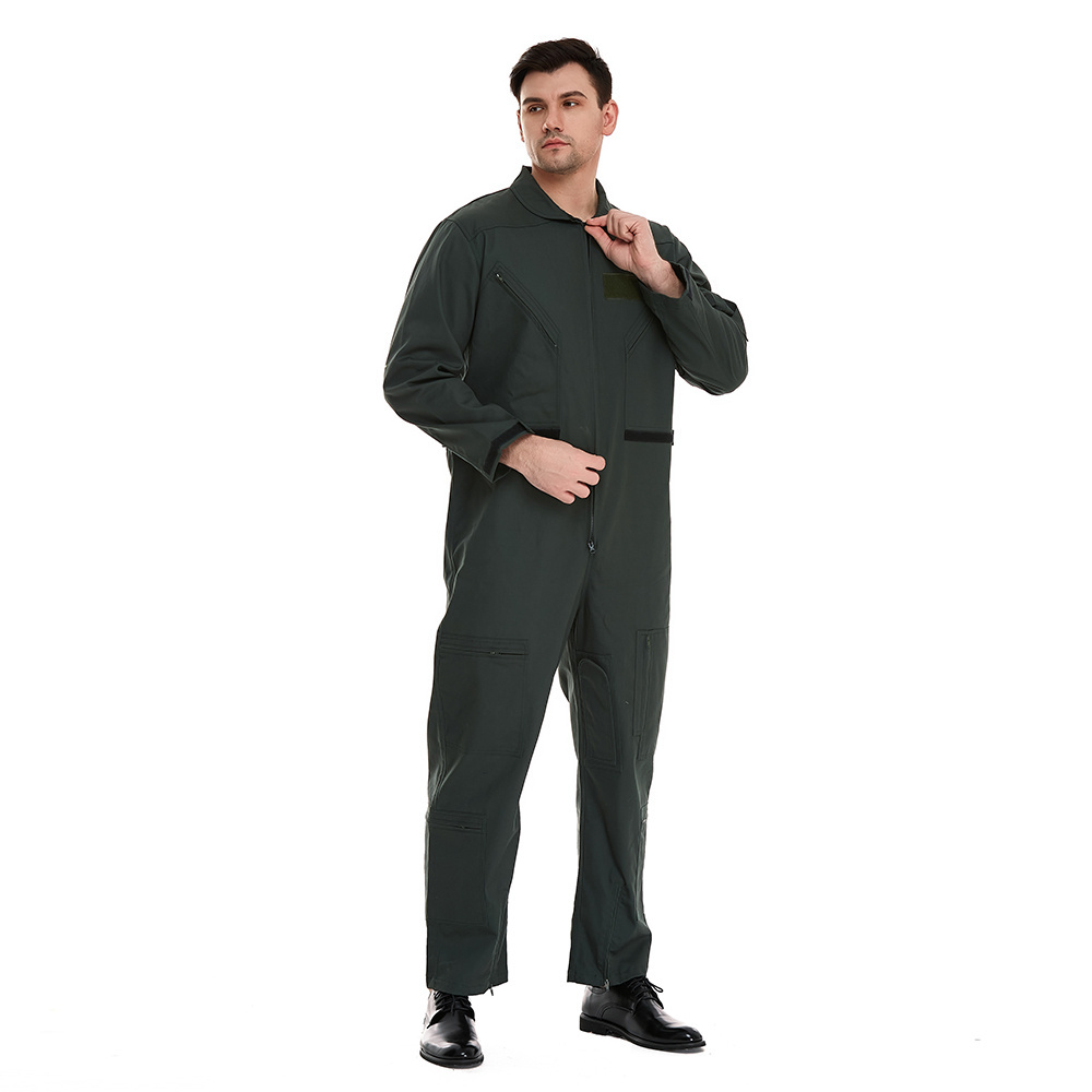 ZHENGXING Custom Industrial Mechanic Work Safety Fr Jumpsuit Men Flame Resistant Coverall Adjustable