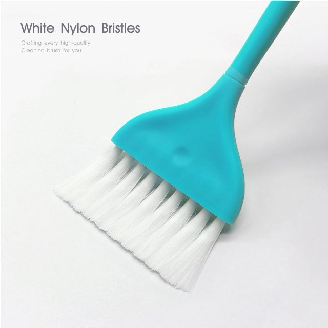 White Bristles Aqua Green Kitchen House things products trending Ergonomics Long Nylon Bristles life hack gadgets