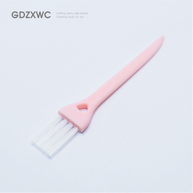 Pink color kitchen hacks tools 2-in-1 Tiny Tail Scraper Cleaning Brush Multifunctional house gadgets 2023