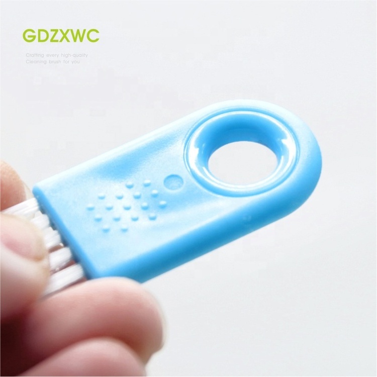 Home Ergonomics Cleaning Life Hack Blue Handle Mini Cleaning Brush Antiskid Item modern Portable Accessories gadgets 2023