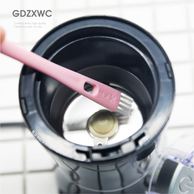 Gap Cleaning Two Heads Nylon Long White Brushes Multifunctional Pink Color Kitchen Home Hacks Gadget 2023