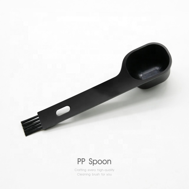 Measuring scoop 8-Gram Capacity whey plastic scoops 25ml Ended Nylon Small Cleaning Brushes for supplements 2-Colors