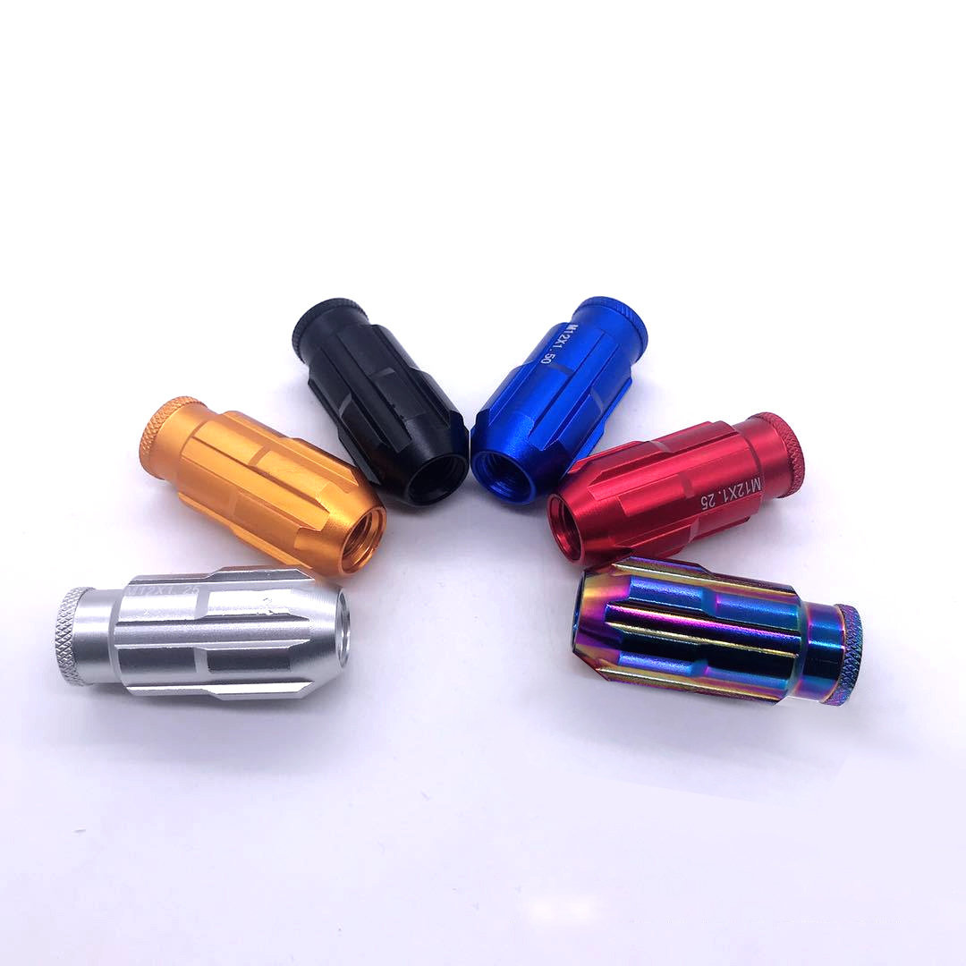 Custom Acorn Open End Tire Universal Wheel Nuts Racing Rim Tuner Lug Nuts M12x1.5