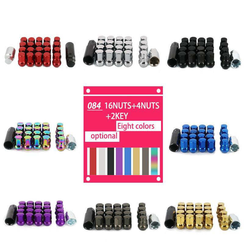 Supplier Hot Sale Wheel Bolt Racing Tire Lock Color Car Wheel Nuts Wheel Bolt And Nut Anti Theft Lug Nuts