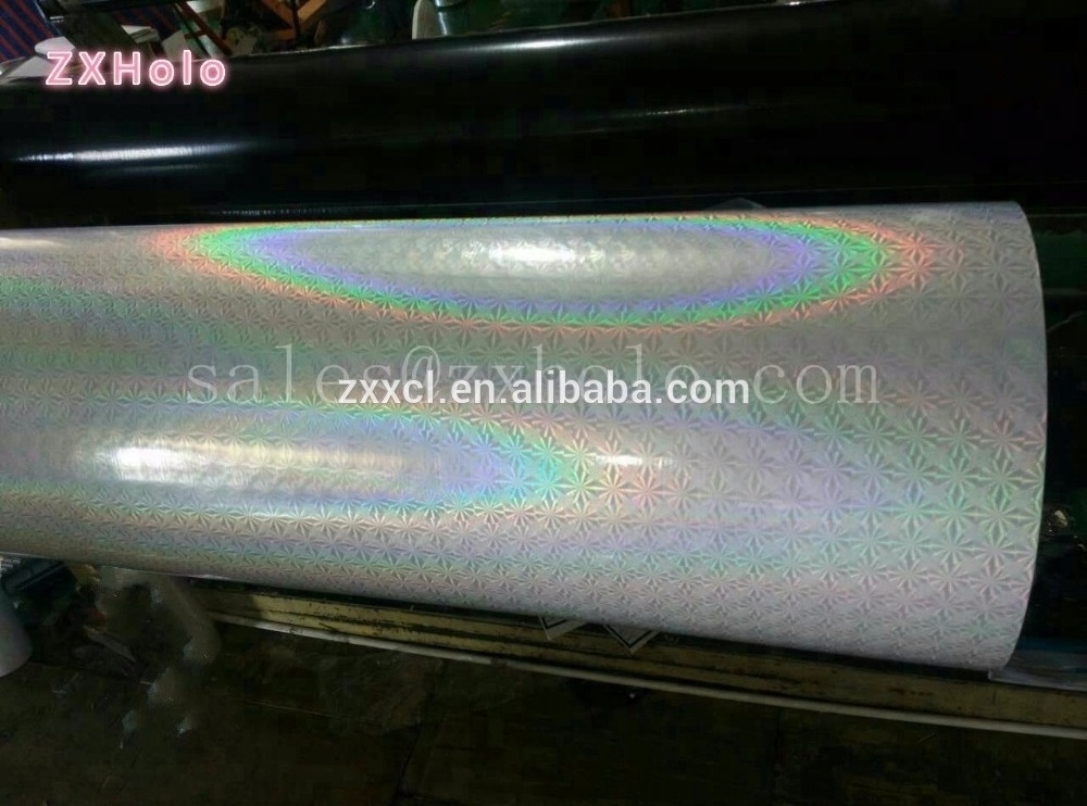 Custom Self Adhesive Transparent Plastic BOPP Holographic Transfer Film