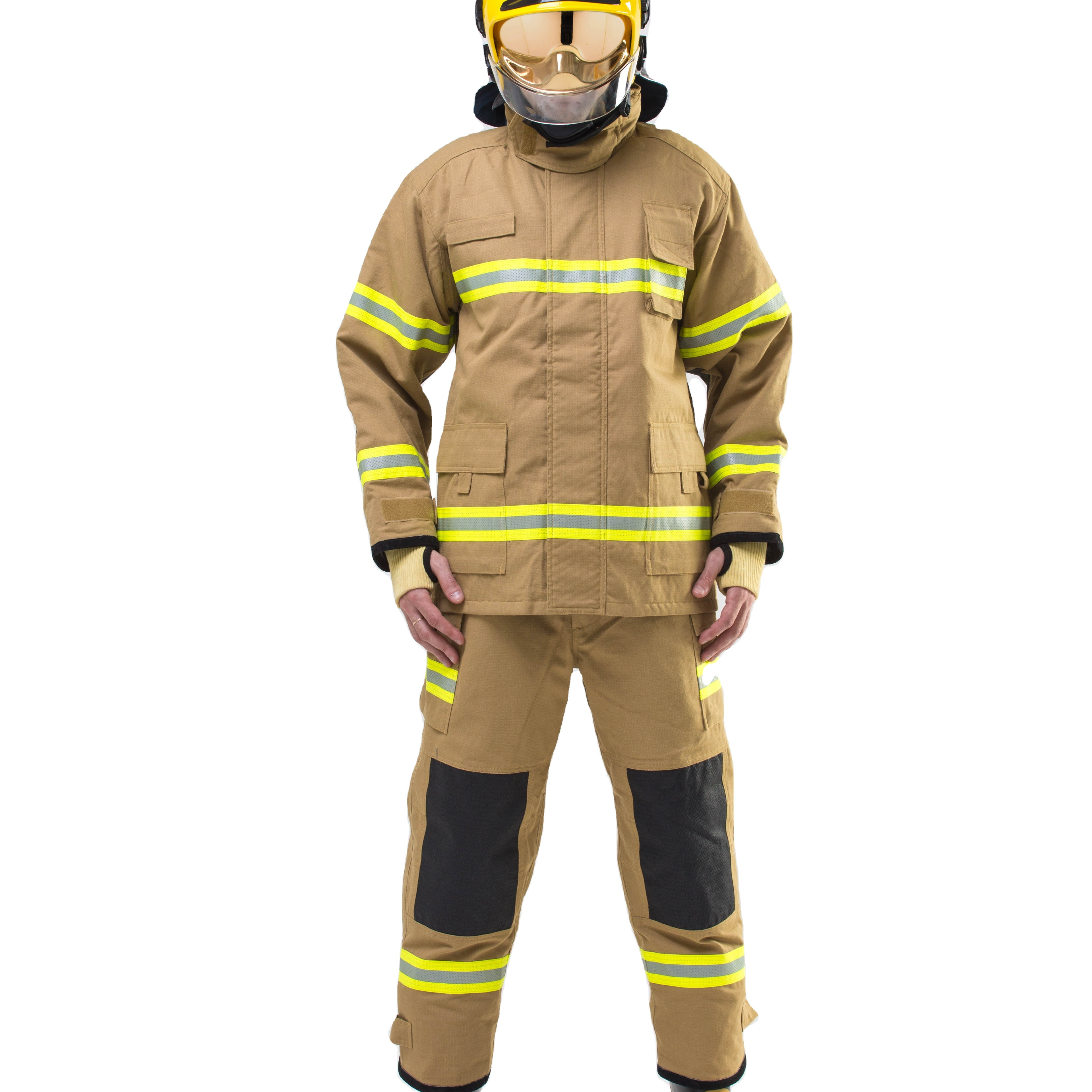 En469 Fire Suit Fire Fighting Turnout Gear Fireman Protection Coat and Pants Flame Retardant Workwear