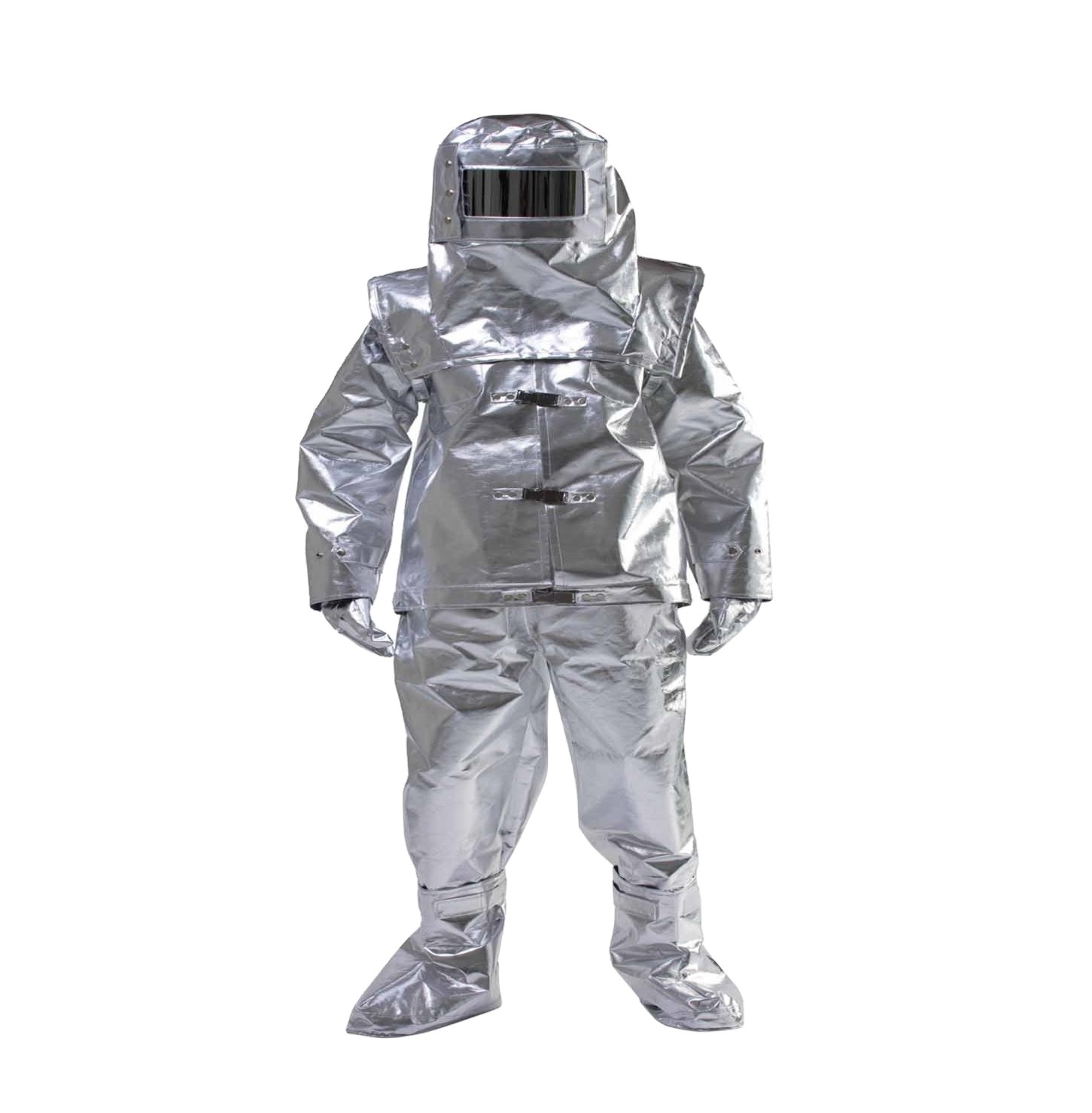 Hot Sale Aluminized Fireman Suit Aluminum Foil Insulation Suit Glass Fiber Suit