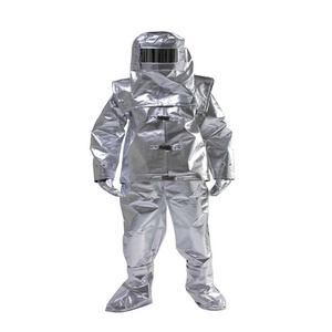 Hot Sale Aluminized Fireman Suit Aluminum Foil Insulation Suit Glass Fiber Suit