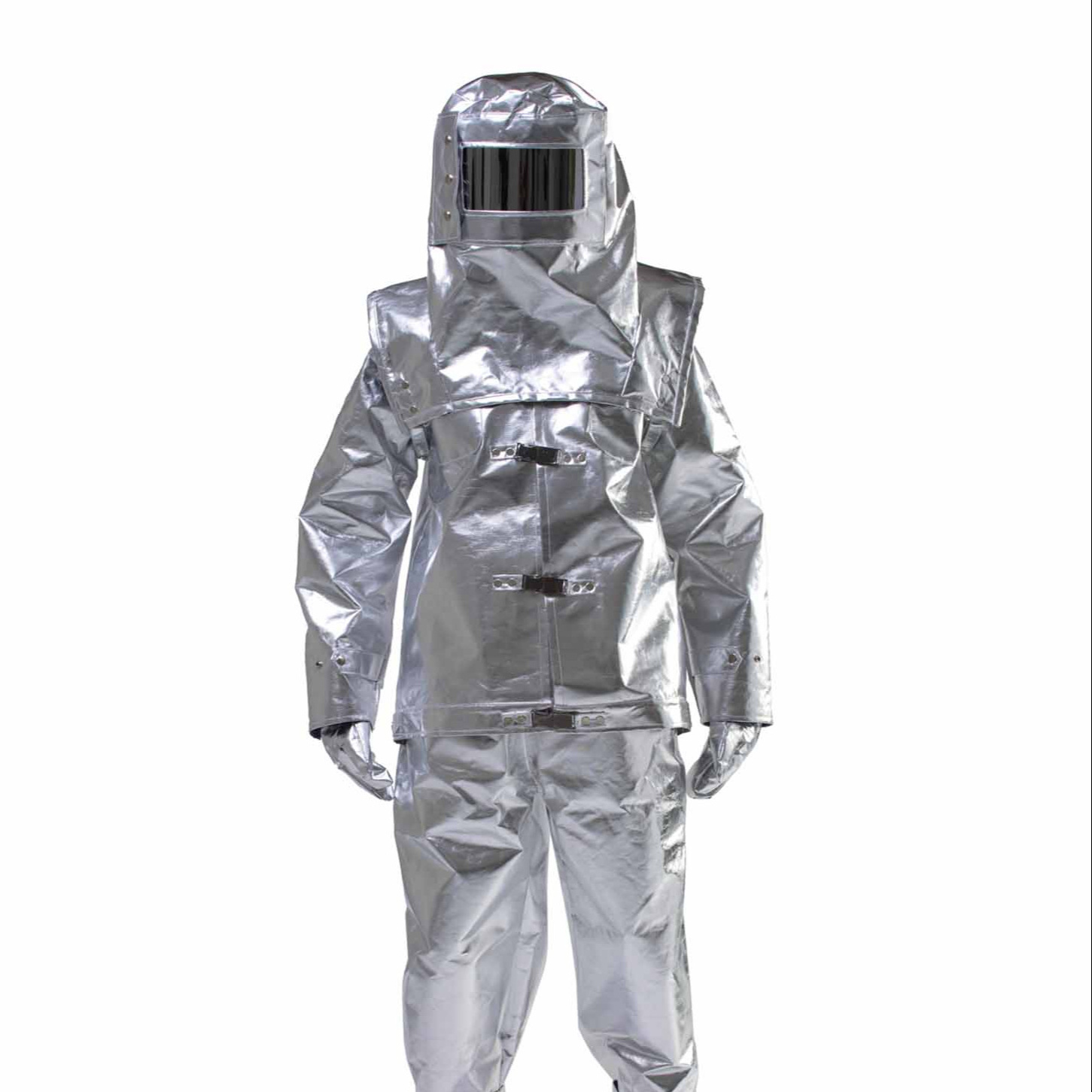 Hot Sale Aluminized Fireman Suit Aluminum Foil Insulation Suit Glass Fiber Suit