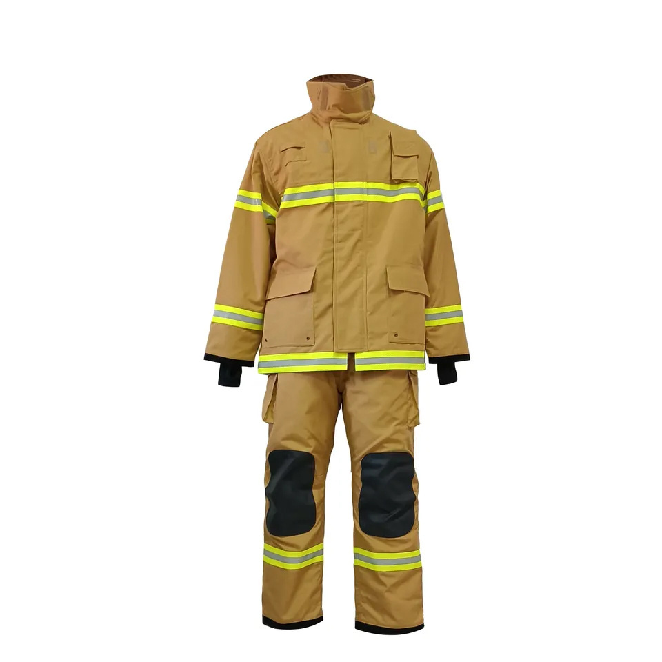 Flame retardant firefighter suits firefighting uniform fire fighting suits firefighter jacket