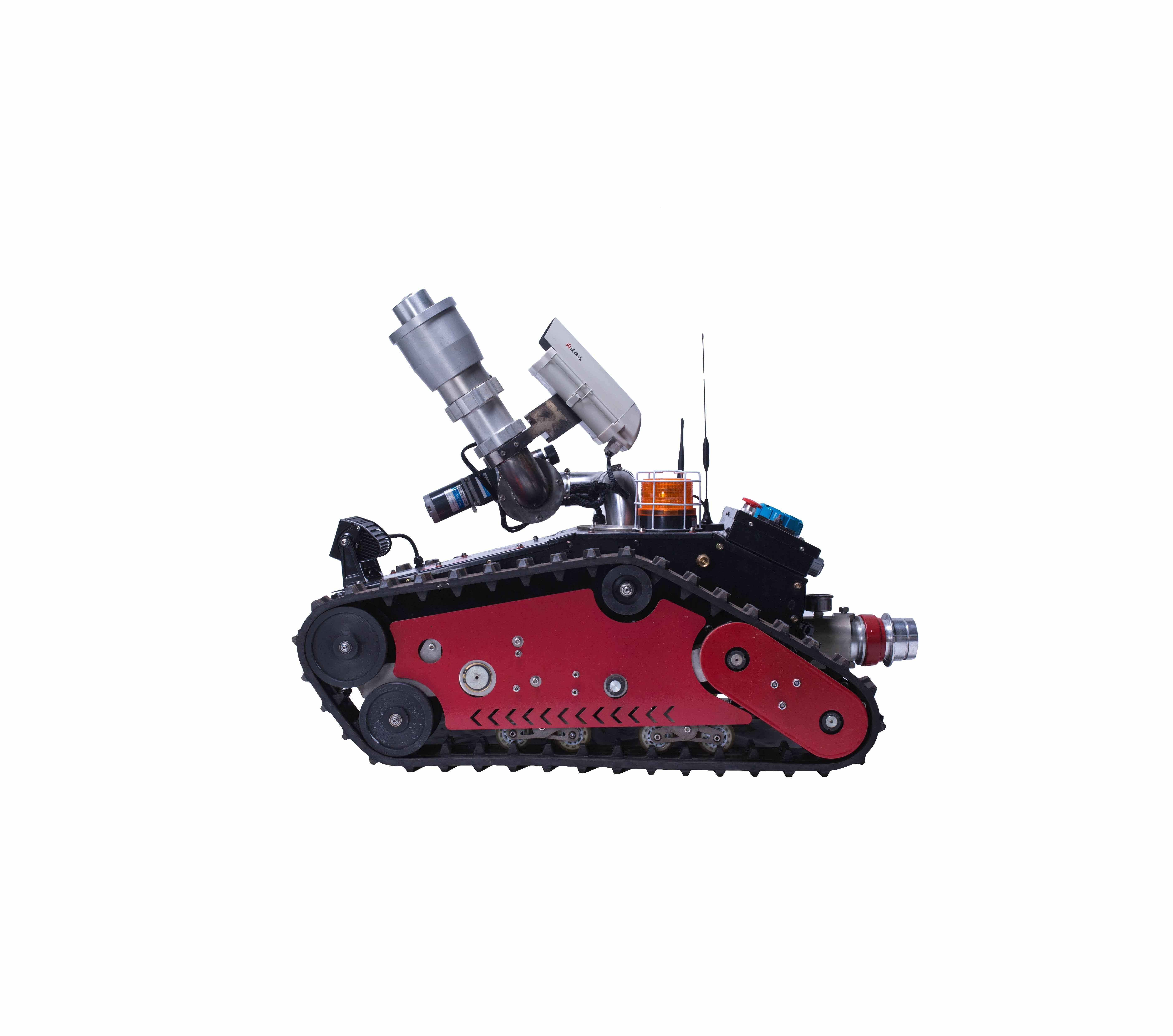 Battery Driven Remote Control Crawler Chassis Water Cannon Fire Fighting  Robot