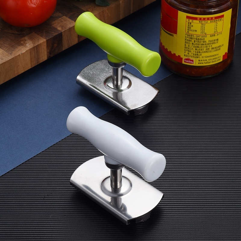 Kitchen Gadgets 2022 Cool Gadgets jar opener house Bottle Opener Stainless Steel Lids Off RubberJar Opener For Home Kitchen