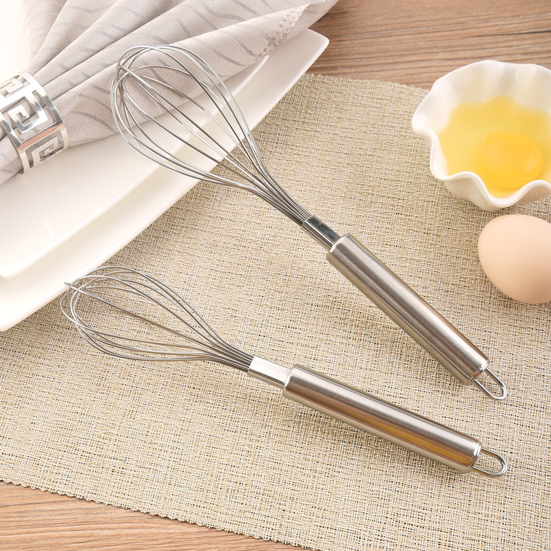 Wholesale Cheap Price Classical design manual stainless steel Kitchen Rotary Egg Hand Whisk Tool Egg Beater Mixer For Home