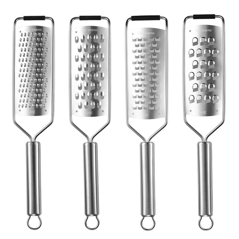 Multifunction Stainless Steel Kitchen Cheese Carrot Onion Lemon Garlic Zester Easy Slicer Cheese Fruit rotary cheese grater