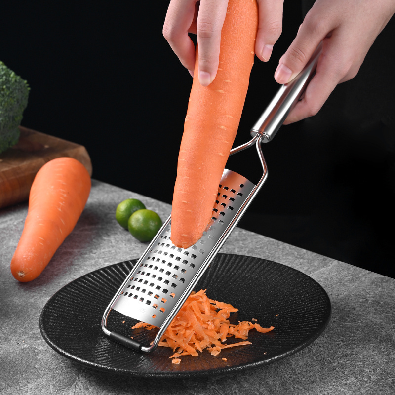 Multifunction Stainless Steel Kitchen Cheese Carrot Onion Lemon Garlic Zester Easy Slicer Cheese Fruit rotary cheese grater