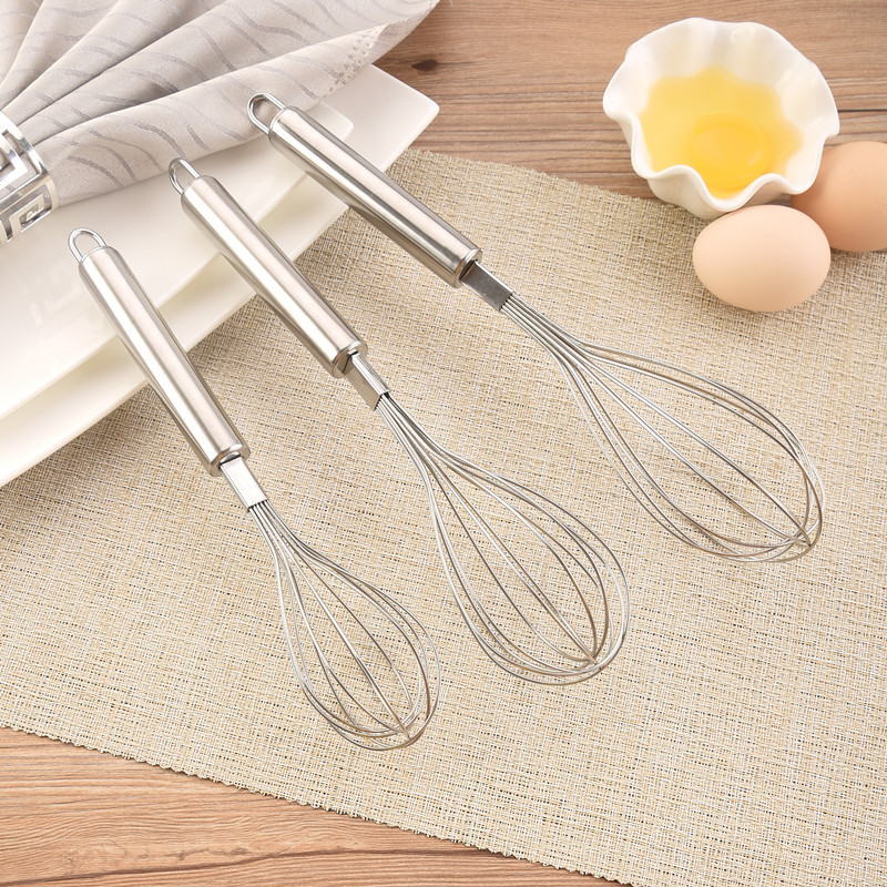 Wholesale Cheap Price Classical design manual stainless steel Kitchen Rotary Egg Hand Whisk Tool Egg Beater Mixer For Home