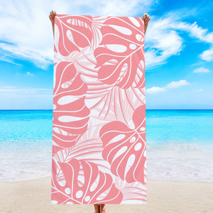 Best Selling Microfiber Beach Towel With Logo Custom Print quick dry Summer Large Beach Towel