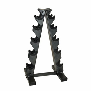 Weight Training Home A-Frame Vertical Dumbbell Set Storage Rack Holder Gym Equipment Hex 3 4 5 6 10 Tier Dumbbell Rack