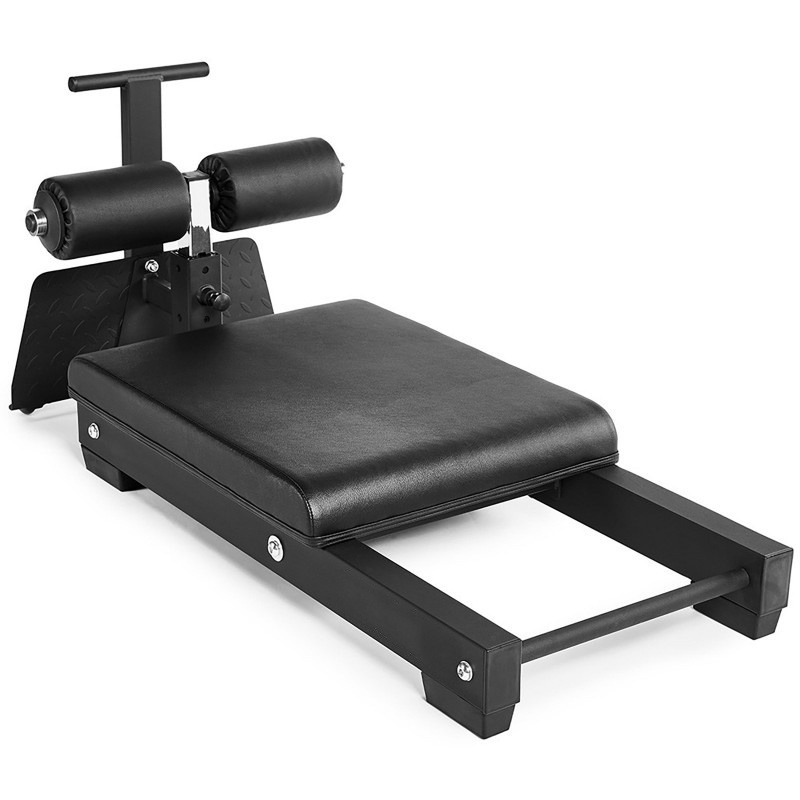 Multi Function Nordic Gym Fitness Black Floor Glute Ham Hip Developer Bench Strength Training Roman Weight Chair Trust Machine