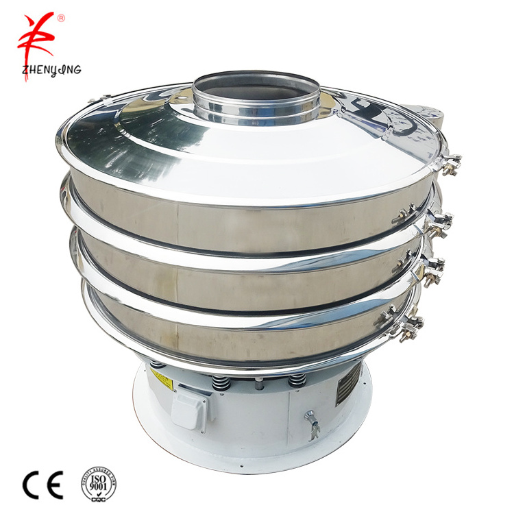 Industrial Sifter Coating Powder Screen Palm Oil Filter Rotary Vibrating Sieve Manufacturer