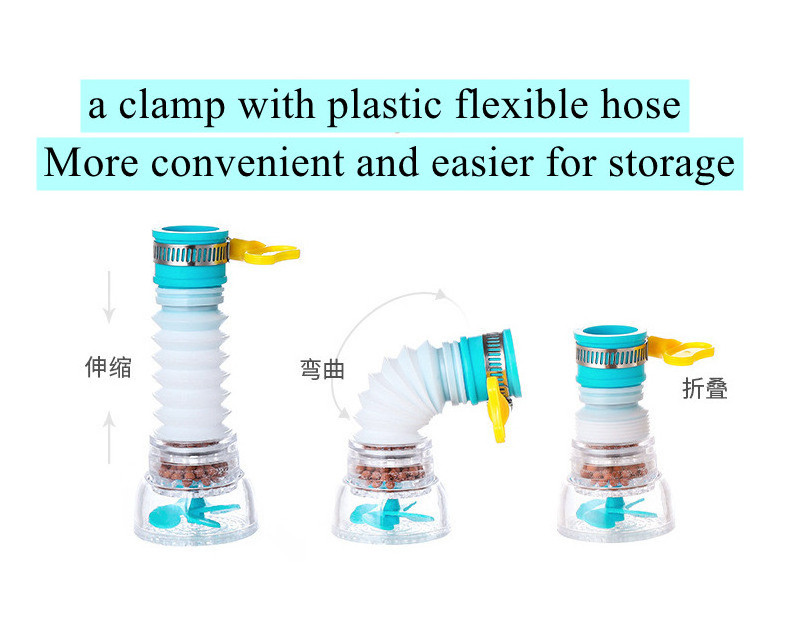 Factory Wholesale Extendable Faucet Splashing Resistant Shower Portable Water Purifier Domestic Kitchen Water Filter For Tap