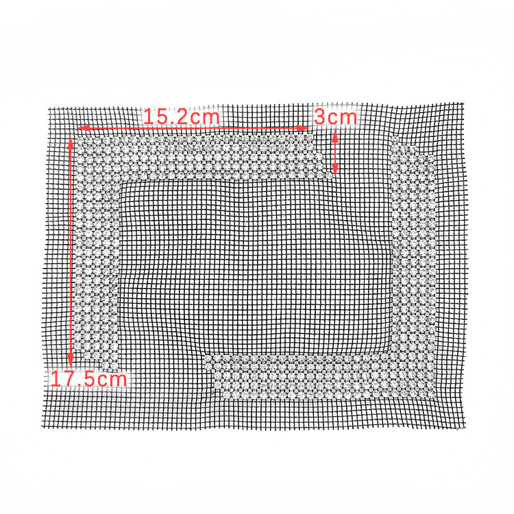 New net drill 6mm shoe flower hand sewing glue process mesh fabric rhinestone flat shoes power mesh fabric