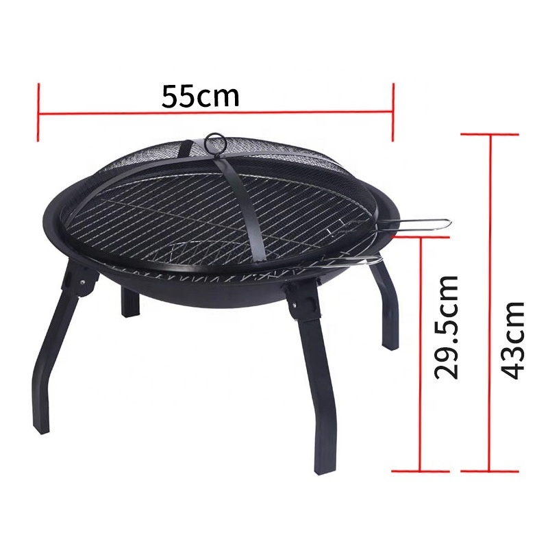 Hot Sales Garden Firepits Cast Iron Wood Burning Fire Brazier Fireplace BBQ Grill Wood Fire Pit