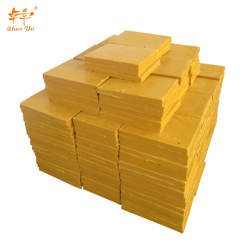 Beeswax Suppliers Supply Natural Organic Bee Candle Wax Cosmetic Food Grade Block Bulk Pellets Beeswax Slab White Yellow