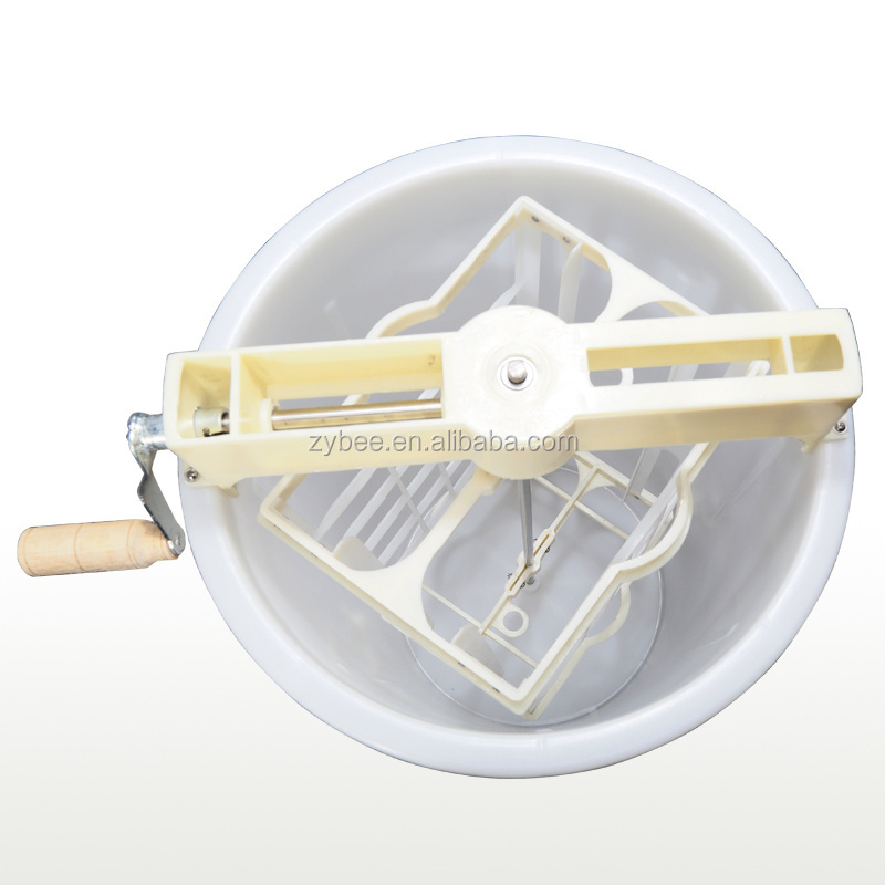 2 frames manual plastic honey extractor used for 7.5kg/10kg/15kg honey processing for dadant beehive