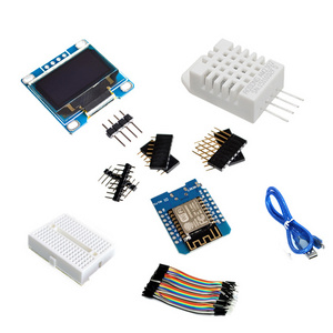 ESP8266 Weather Station DIY Kit IOT Starter Kits for with 0.96 OLED Display D1 MINI Wireless WIFI Module