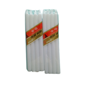 super white candle for household emergency situation