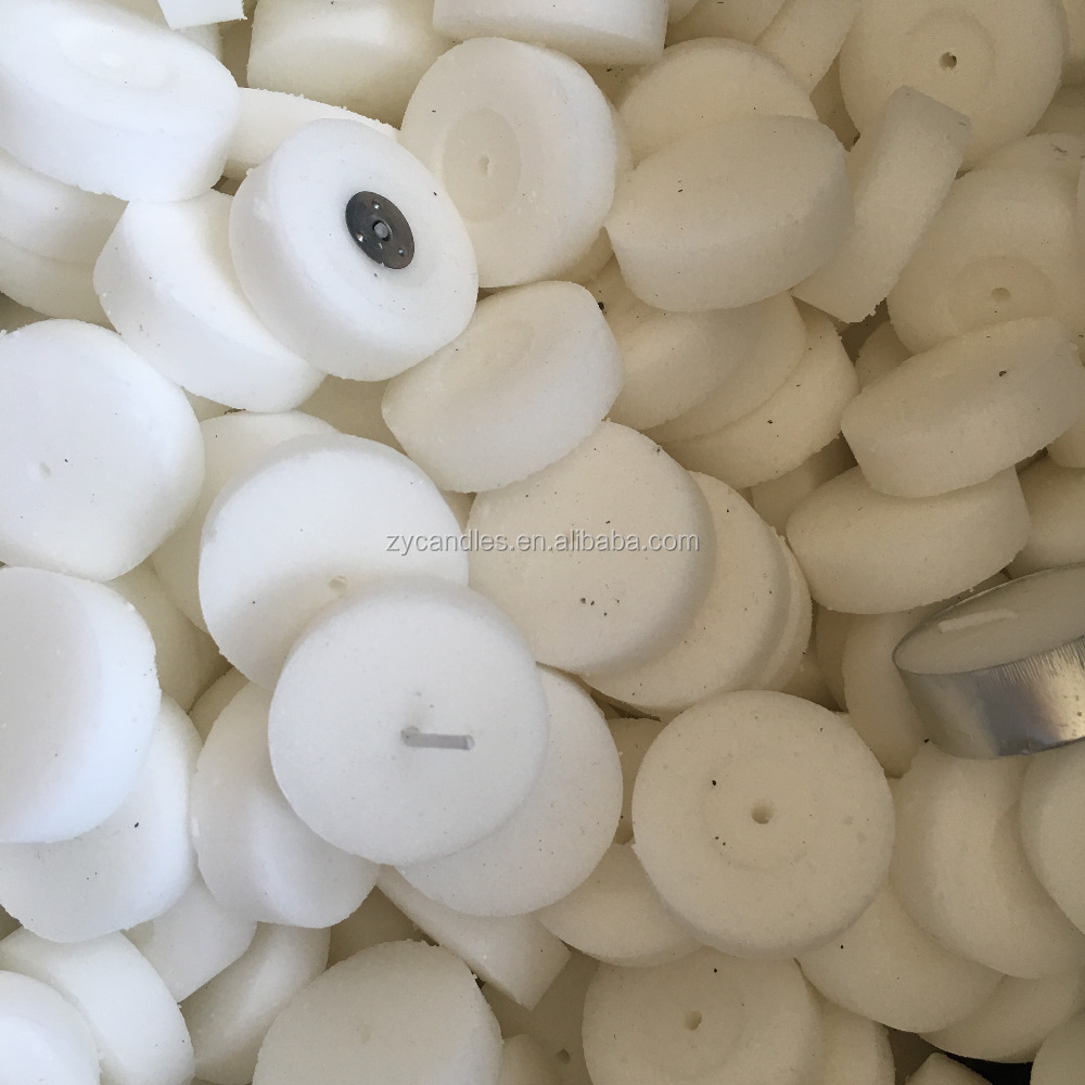 100% paraffin wax white color tea light candle/tealight candle /white candle shijiazhuang zhongya candle factory