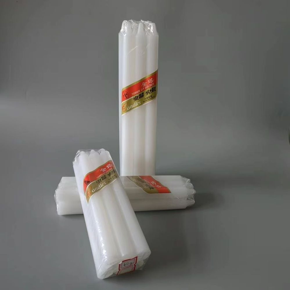 super white candle for household emergency situation