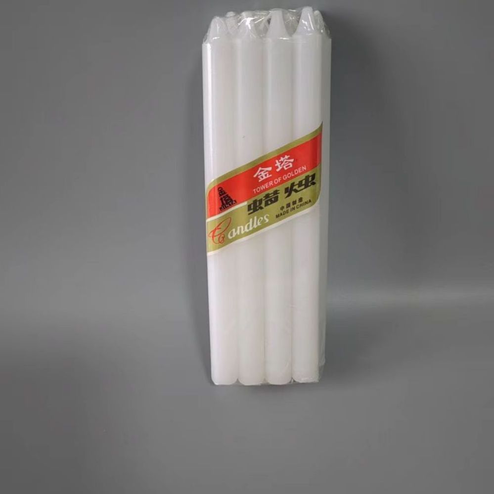 super white candle for household emergency situation