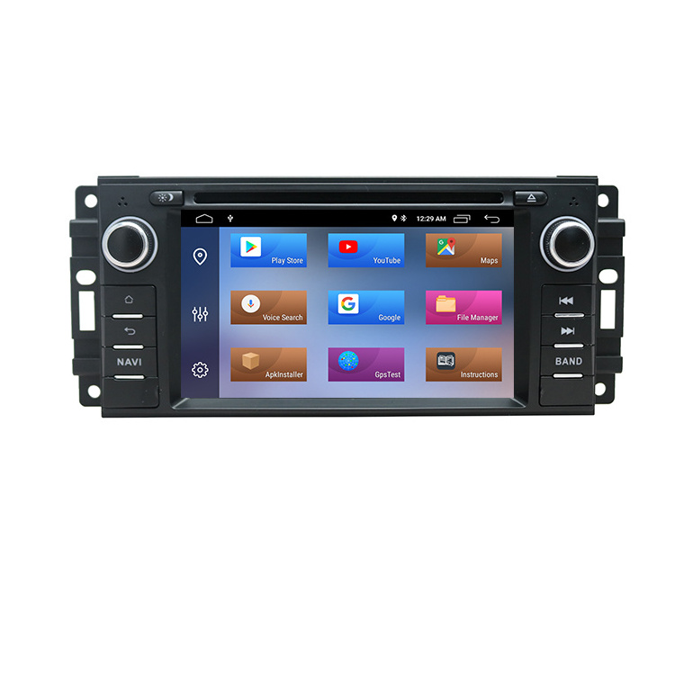 ZYCGOTEC Factory Wholesale Android 11 Car Radio Player For Jeep Grand Cherokee Chrysler 300C Compass Patriot Dodge Seb GPS