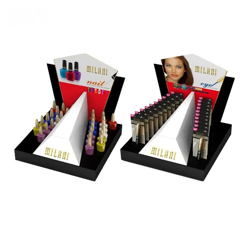 Customized POS Cosmetic Cardboard Counter Display Stand for Eyelash