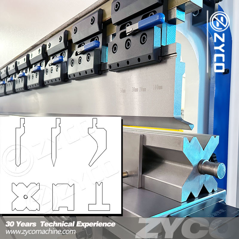 Wc67k 200t 4000mm Pressa Piegatrice E310P Tp10s Ct8 E300p Controller System 3 Servo Motor Nc Press Brake